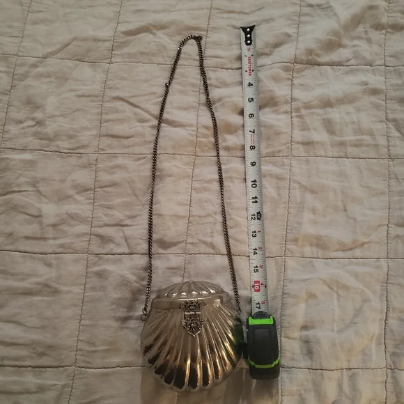 Vintage/antique 1920s Art deco clam shell purse - Picture 6 of 8